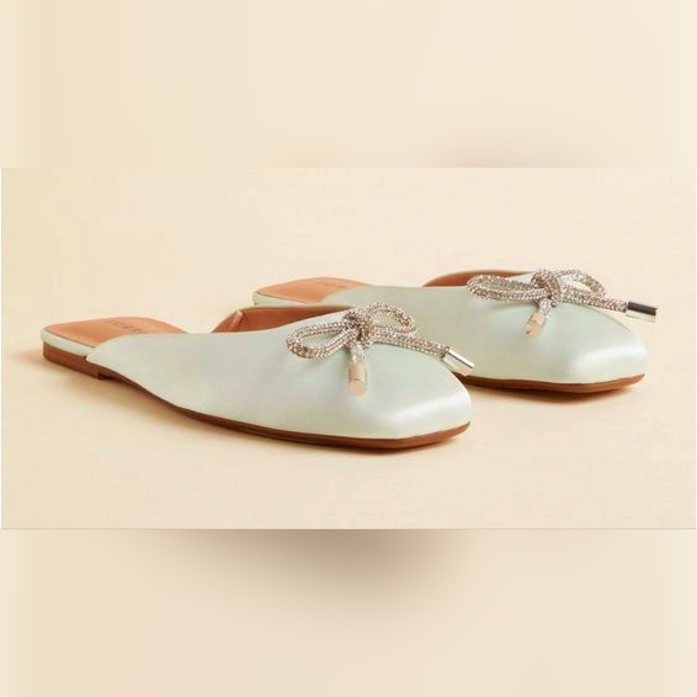 Torrid Women's Cream Loafers with Silver Bow